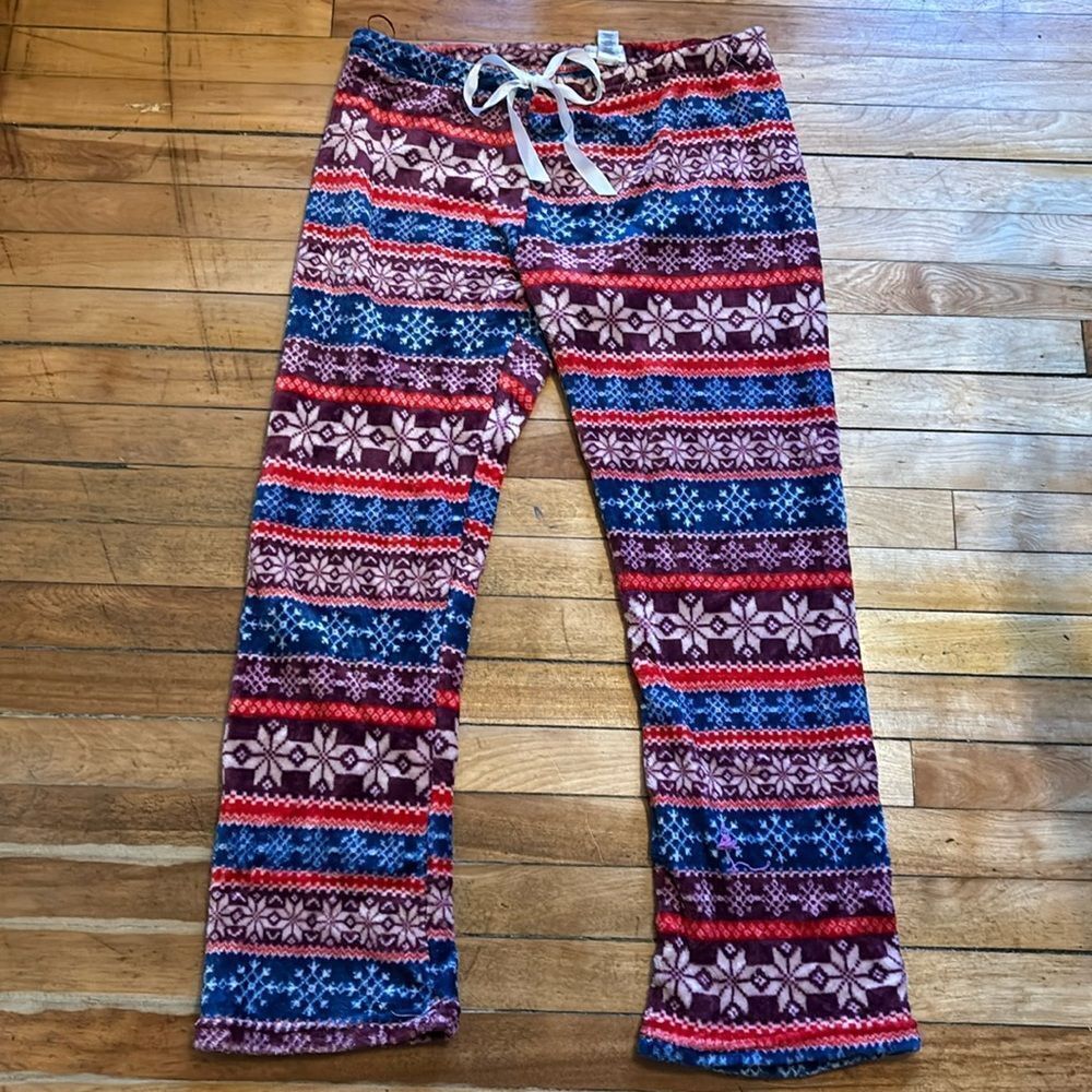Kathy Ireland Cozy & Colorful Soft Pajama Pants (XL)